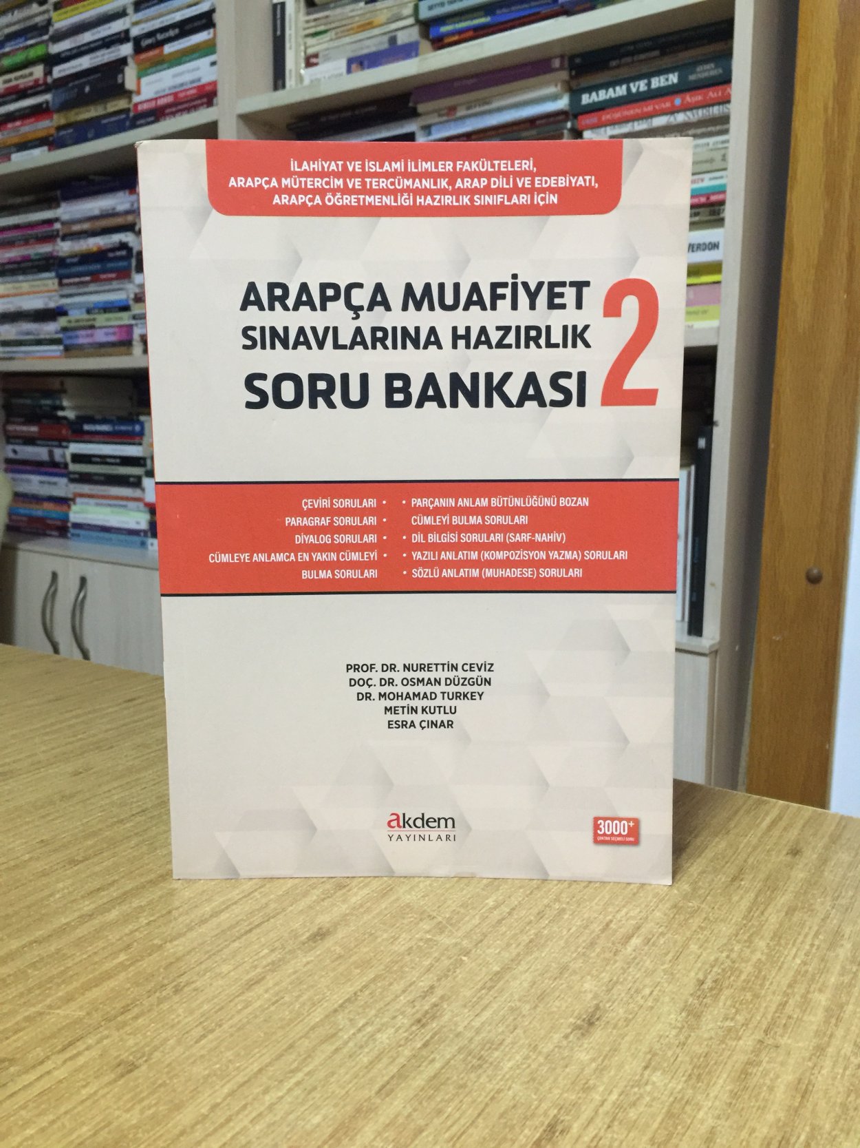Arapça Muafiyet Sınavlarına Hazırlık Soru Bankası 2 Akdem Yayınları //