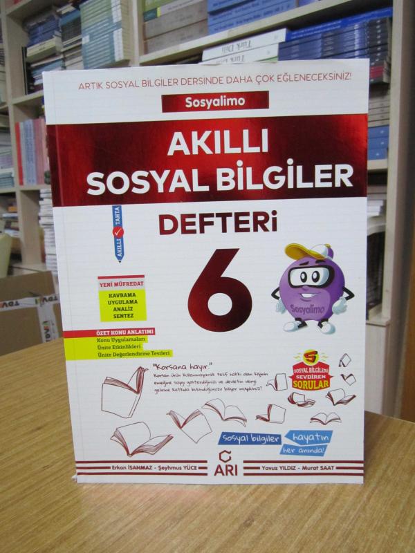 Arı Yayıncılık Akıllı Sosyal Bilgiler Defteri 6