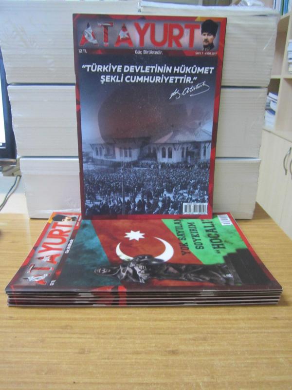 ATAYURT DERGİSİ - 2017-2019 Yılları 7 Sayı TAKIM (Sayılar: 7-11-13-15-20-21-24)
