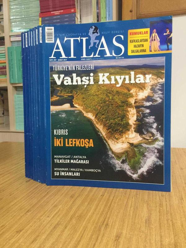 ATLAS Aylık Coğrafya ve Keşif Dergisi - 2017 Yılı 10 Sayı TAKIM (Sayılar: 286-287-288-289-290-291-292-293-294-296)