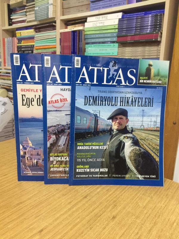 ATLAS Aylık Coğrafya ve Keşif Dergisi - 2022 Yılı 3 Sayı TAKIM (Sayılar: 346-347-351)