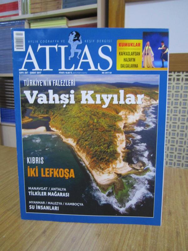 ATLAS Aylık Coğrafya ve Keşif Dergisi - Sayı 287 - Şubat 2017 [ Türkiye'nin Falezleri Vahşi Kıyılar ]
