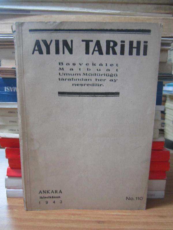 Ayın Tarihi - Sayı 110 - İkincikanun 1943