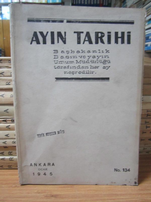 Ayın Tarihi - Sayı 134 - Ocak  1945