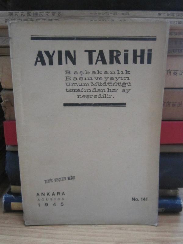 Ayın Tarihi - Sayı 142 - Eylül 1945