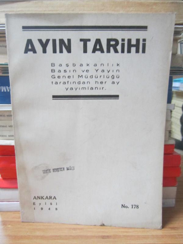 Ayın Tarihi - Sayı 178 - Eylül 1948