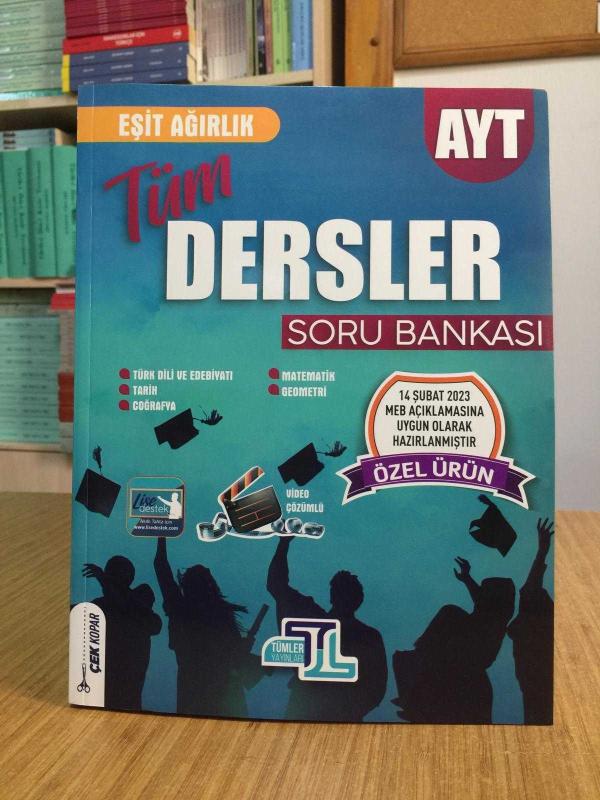 AYT Eşit Ağırlık Tüm Dersler Soru Bankası / Tümler Yayınları