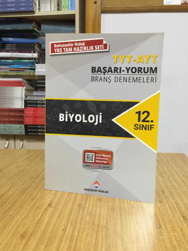 Bahçeşehir Koleji TYT-AYT Başarı-Yorum BİYOLOJİ 12. Sınıf Branş Denemeleri (2022-2023)