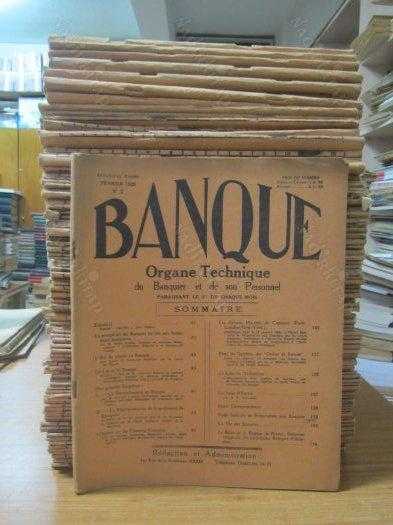 BANQUE - Tous les numéros de 1929 à 1938 (numéros manquants dans la description) - Organe Technique du Banquier et de son Personnel - 105 Publier
