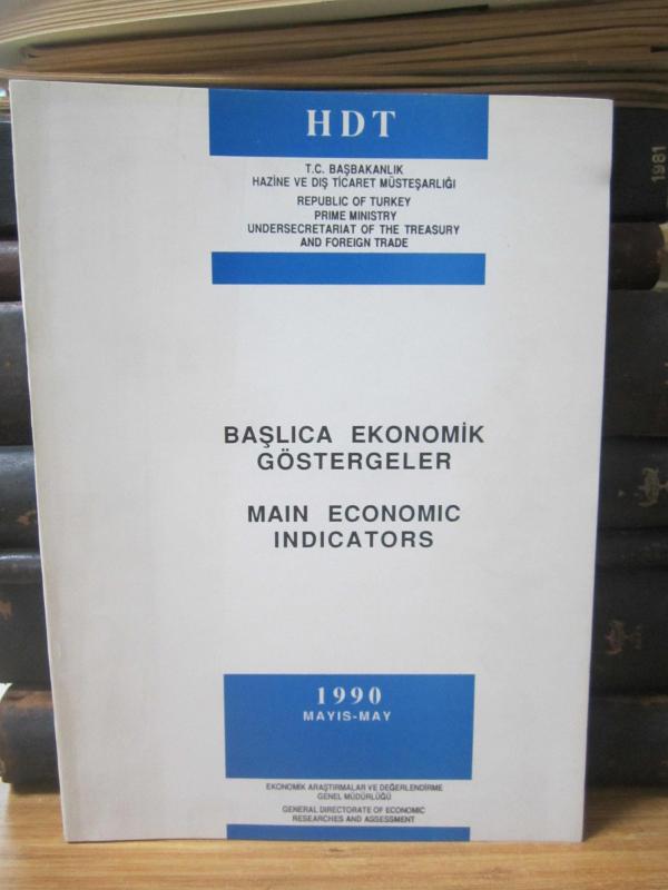 Başlıca Ekonomik Göstergeler - Main Economic Indicators 1990 - Mayıs - May