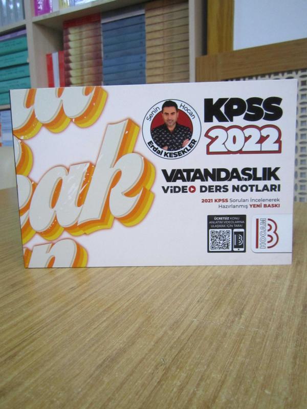 BENİM HOCAM KPSS 2022 Vatandaşlık GYGK Video Ders Notları [QR Kod'lu] - Erdal Keskler