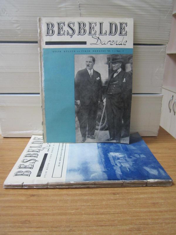 BEŞBELDE Darende Aylık Kültür ve Fikir Dergisi - 1970 Yılı 5 Sayı TAKIM (Sayılar: 1-2-3-4-6) -Darende Yardımlaşma ve Kültür Derneği ( Dr. Sadık Özen )