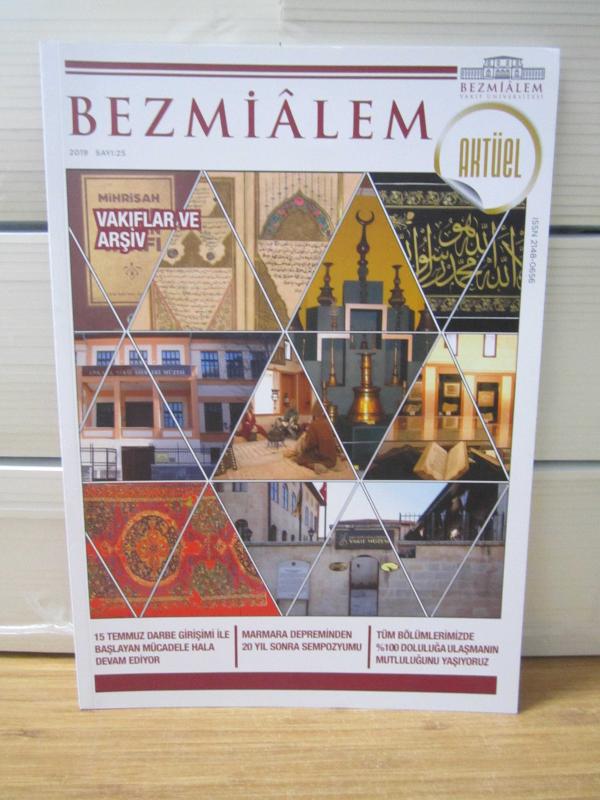 Bezmialem Vakıf Üniversitesi - Bezmialem Dergisi Yıl 2019 Sayı 25