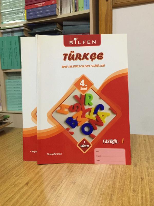 BİLFEN 3. Sınıf 2. Dönem TÜRKÇE Konu Anlatımlı Çalışma Fasikülleri / Ödev Fasikülleri / Fasikül 2 ve Fasikül 3