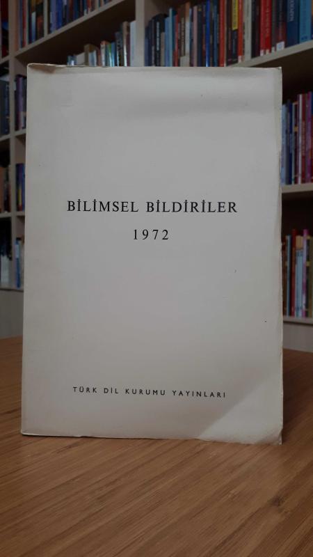 Bilimsel Bildiriler 1972