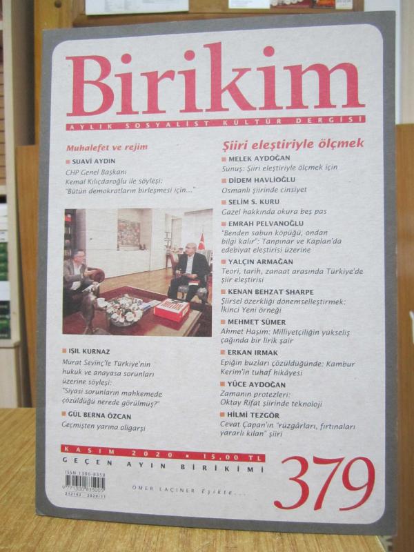 BİRİKİM Aylık Sosyalist Kültür Dergisi - Sayı 379 - Kasım 2020