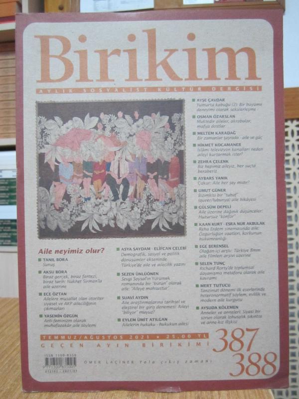 BİRİKİM Aylık Sosyalist Kültür Dergisi - Sayı 387/388 - Temmuz Ağustos 2021