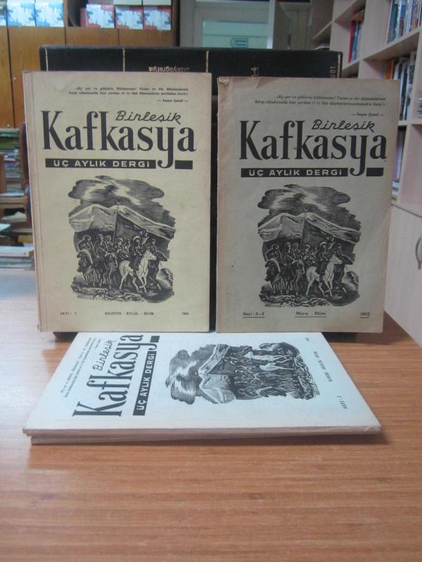 Birleşik Kafkasya Dergisi - 5 Farklı Sayı TAKIM (1964-1966) - Sayılar: 1, 2, 3, 4, 8-9