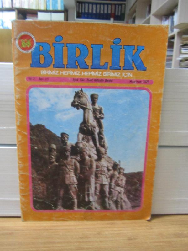 Birlik Dergisi - Sayı 23 - Haziran 1986 - Türkiye Emekli Subaylar Derneği