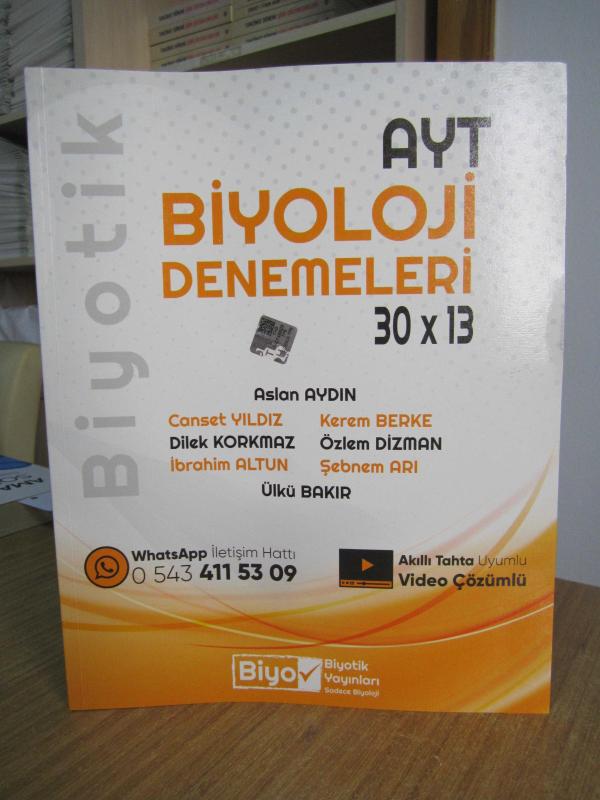 BİYOTİK AYT Biyoloji Denemeleri 30 x 13 / Biyotik Yayınları