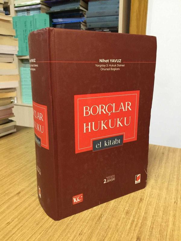 BORÇLAR HUKUKU El Kitabı - Nihat Yavuz (2.Baskı - Ciltli)