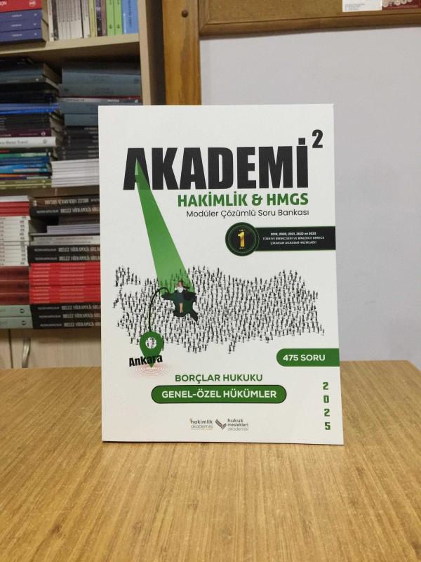 BORÇLAR HUKUKU GENEL-ÖZEL HÜKÜMLER 2025 İLKUZEM AKADEMİ 2 HAKİMLİK & HMGS Modüler Çözümlü Soru Bankası