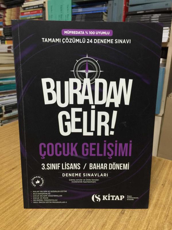 Buradan Gelir Çocuk Gelişimi 3. Sınıf Lisans Bahar Dönemi Deneme Sınavları (24 Deneme) 2023