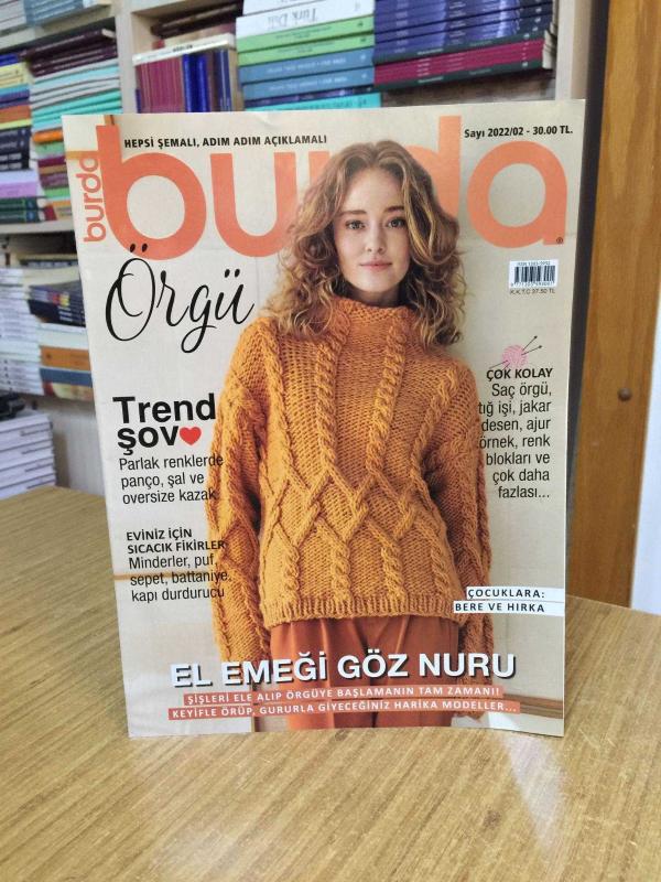 BURDA Örgü - Sayı 2022/02 (Pafta Yok)