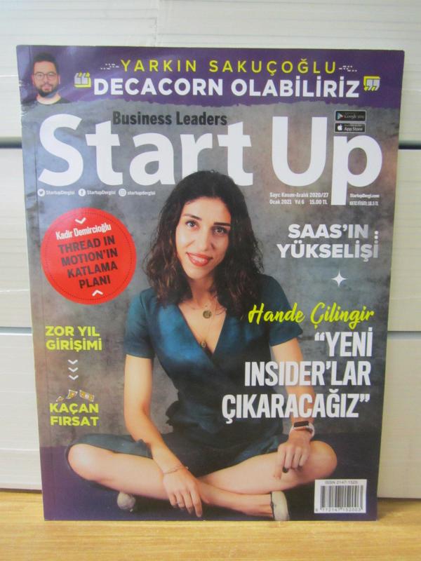 Business Leaders Startup Dergisi - Kasım Aralık 2020/27 - Ocak 2021 Yıl 6