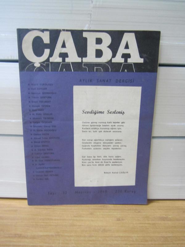 ÇABA Aylık Sanat Dergisi - Sayı 32 - Haziran 1969