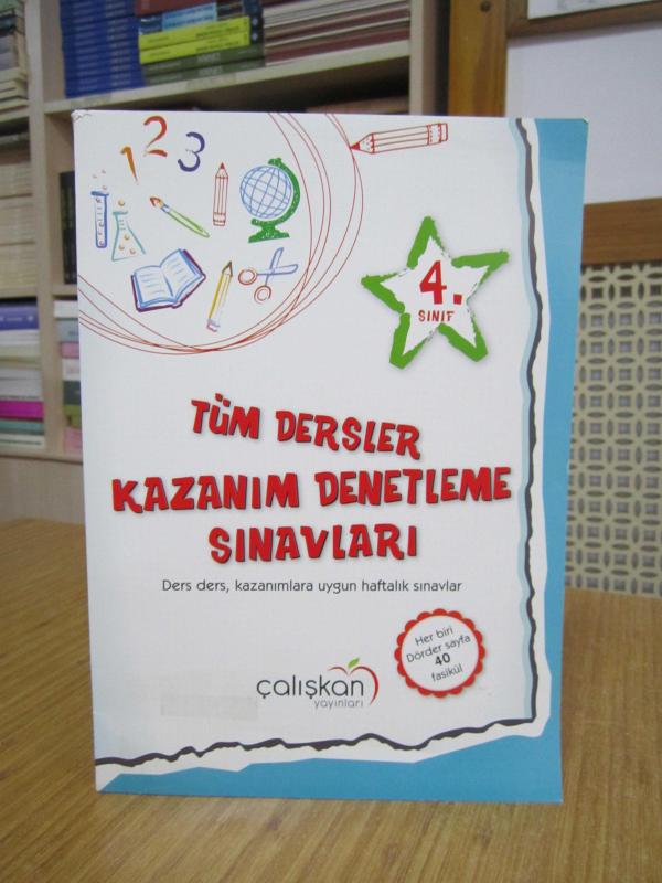 Çalışkan Yayınları 4. Sınıf Tüm Dersler Kazanım Denetleme Sınavları (Her Biri 4'er Sayfa 40 Fasikül)
