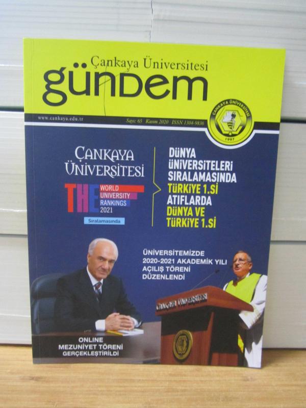 Çankaya Üniversitesi Gündem - Sayı 65 - Kasım 2020