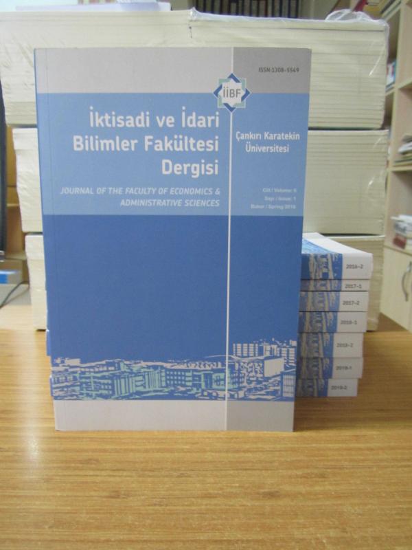 Çankırı Karatekin Üniversitesi İktisadi ve İdari Bilimler Fakültesi Dergisi - Yıl 2017 -Sayı 1 - Cilt 7