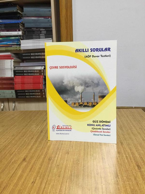 Çevre Sosyolojisi Akıllı Sorular AÖF Duvar Testleri / İlkumut Açıköğretim Yayınları