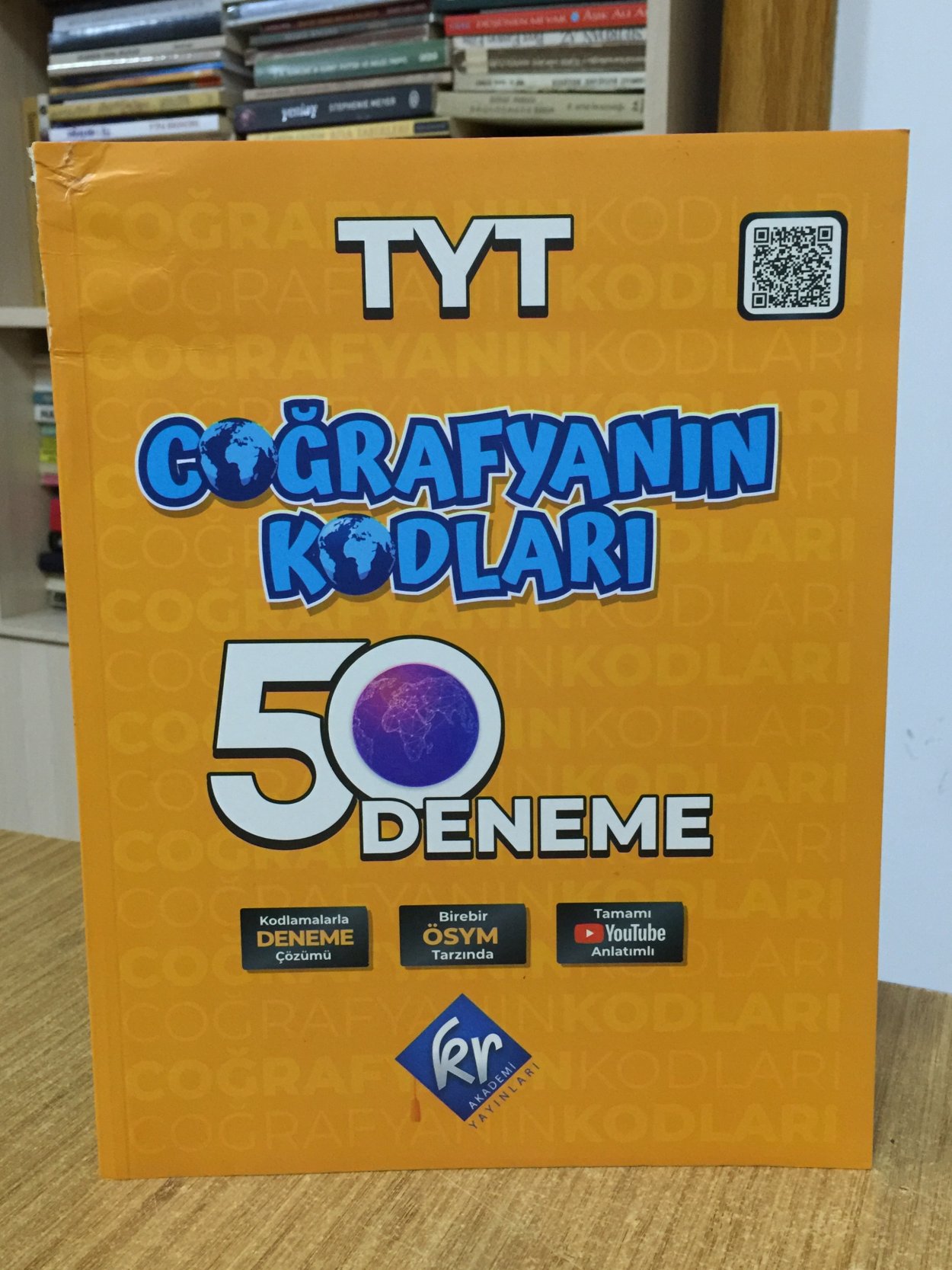 Coğrafyanın Kodları TYT Coğrafya Çözümlü 50 Deneme KR Akademi Yayınları