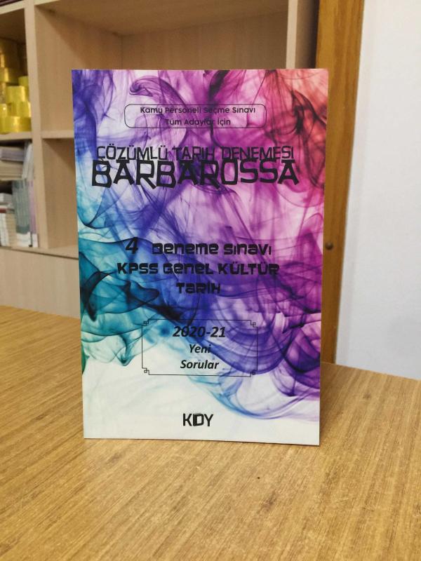 Çözümlü Tarih Denemesi Barbarossa 4 Deneme Sınavı KPSS Genel Kültür Tarih (2020-2021)