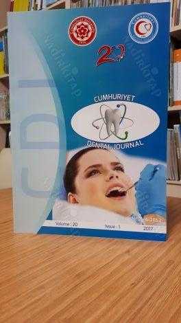Cumhuriyet Üniversitesi Diş Hekimliği Fakültesi Dergisi - Cumhuriyet Dental Journal - Cilt 20 Sayı 1 2017