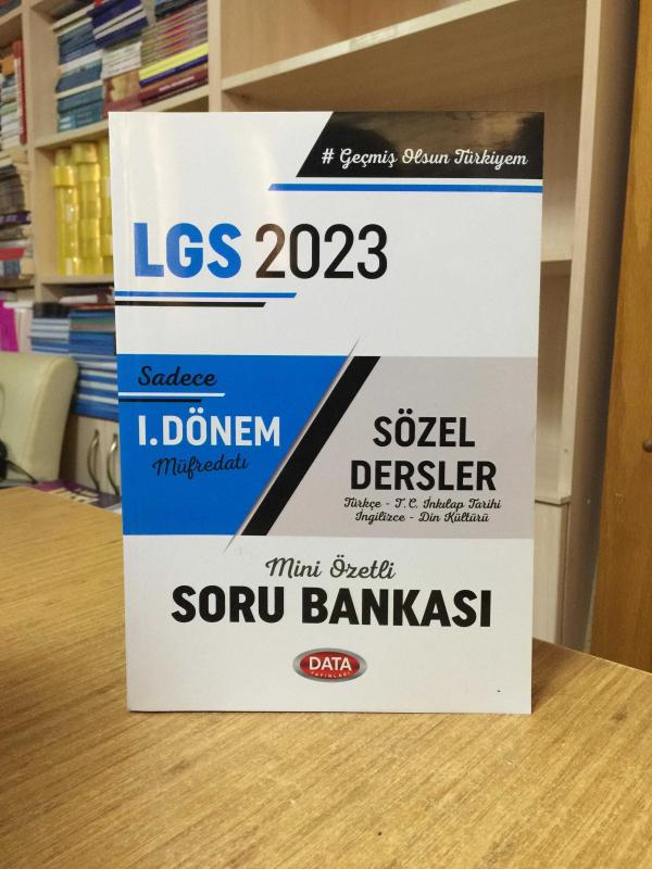 Data Yayınları 2023 LGS 1. Dönem Sözel Dersler Soru Bankası