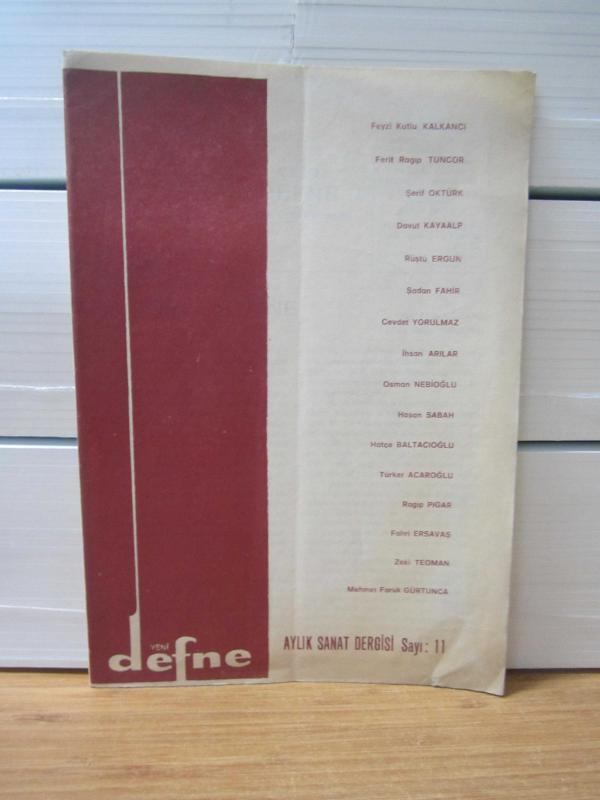 Defne Aylık Sanat Dergisi - Sayı 11