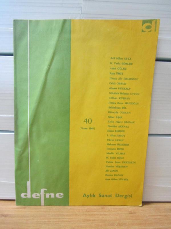 Defne Aylık Sanat Dergisi - Sayı 40