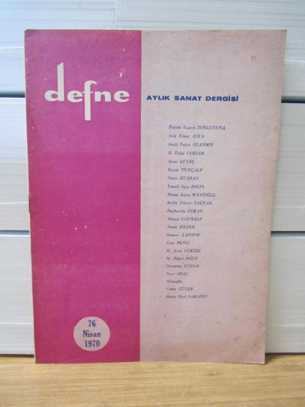 Defne Aylık Sanat Dergisi - Sayı 76