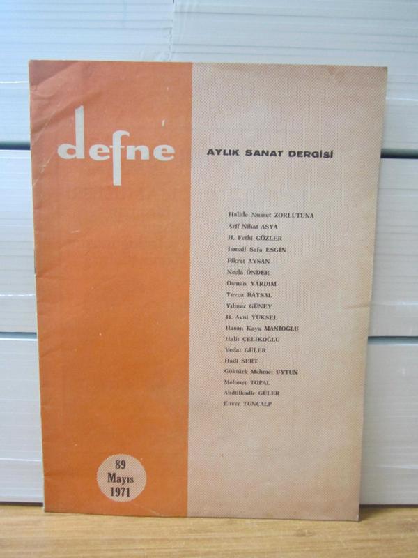 Defne Aylık Sanat Dergisi - Sayı 89