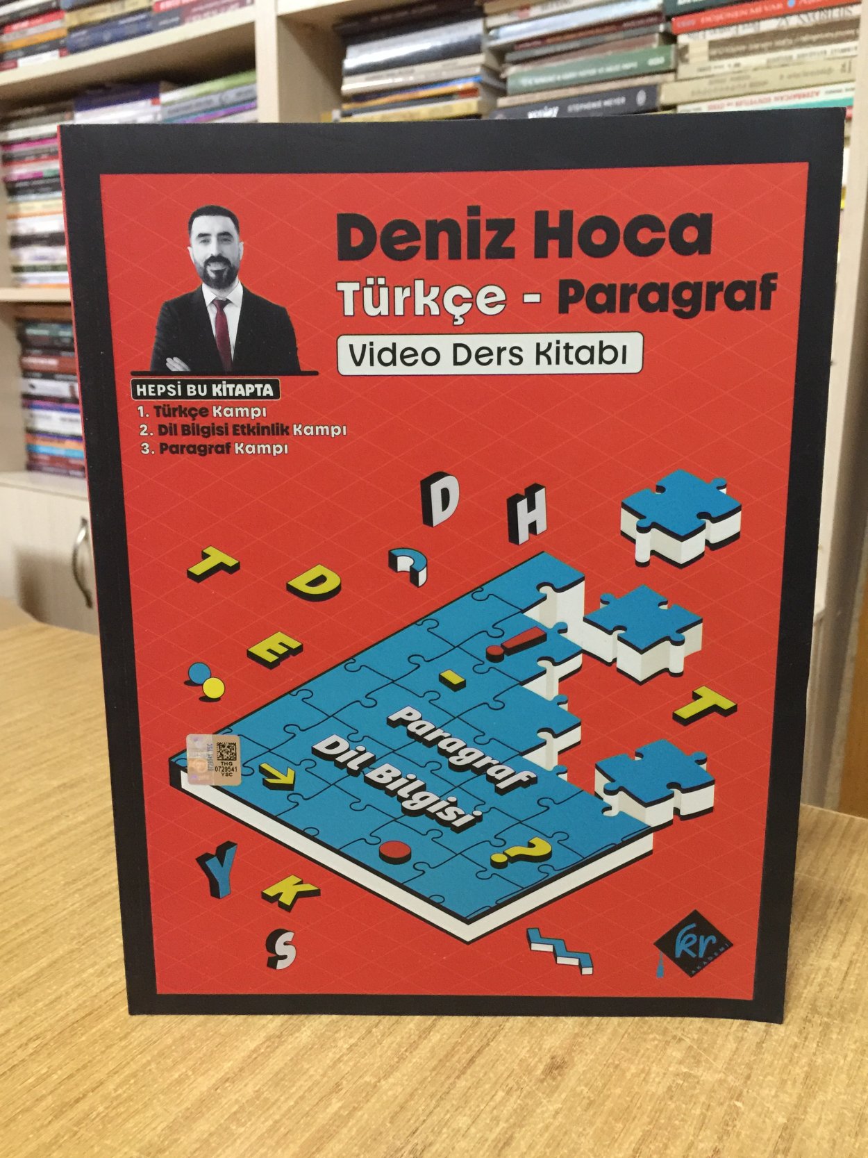 Deniz Hoca Tüm Sınavlar İçin Türkçe Video Ders Kitabı KR Akademi Yayınları