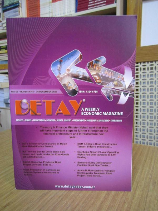 DETAY A Weekly Economic Magazine - 26 December 2022 - Year 35 Number 1785