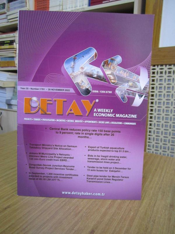 DETAY A Weekly Economic Magazine - 28 November 2022 - Year 35 Number 1781