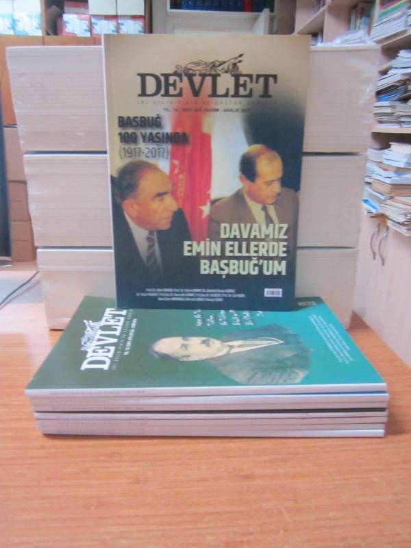 DEVLET İki Aylık Fikir ve Kültür Dergisi - 2017-2021 Yılları Arası 9 Sayı TAKIM (Sayılar: 474-477-479-485-486-488-489-490-495)