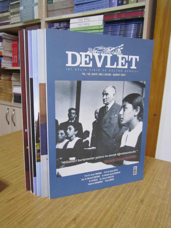DEVLET İki Aylık Fikir ve Kültür Dergisi - 2021 Yılı Tüm Sayılar TAKIM (Sayılar: 493-494-495-496-497-498)