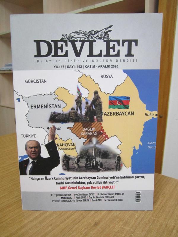 DEVLET İki Aylık Fikir ve Kültür Dergisi - 492 - Kasım Aralık 2020