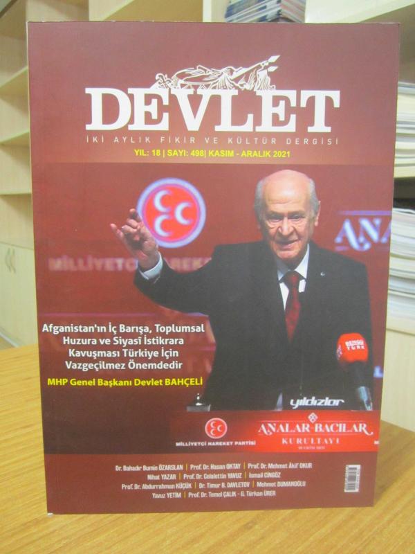 DEVLET İki Aylık Fikir ve Kültür Dergisi - 498 - Kasım Aralık 2021
