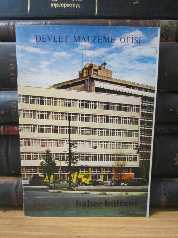 Devlet Malzeme Ofisi Haber Bülteni - Sayı 32 - Ağustos 1985